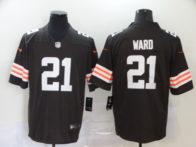 Men Cleveland Browns #21 Ward brown Nike Vapor Untouchable Stitched Limited NFL Jerseys